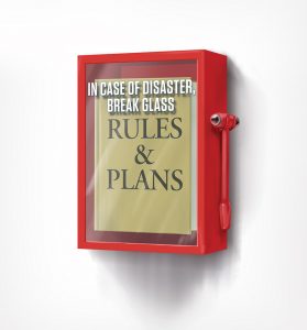 Plan Book in emergency box