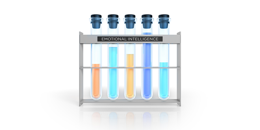 Digital Illustration of labeled chemistry test tubes