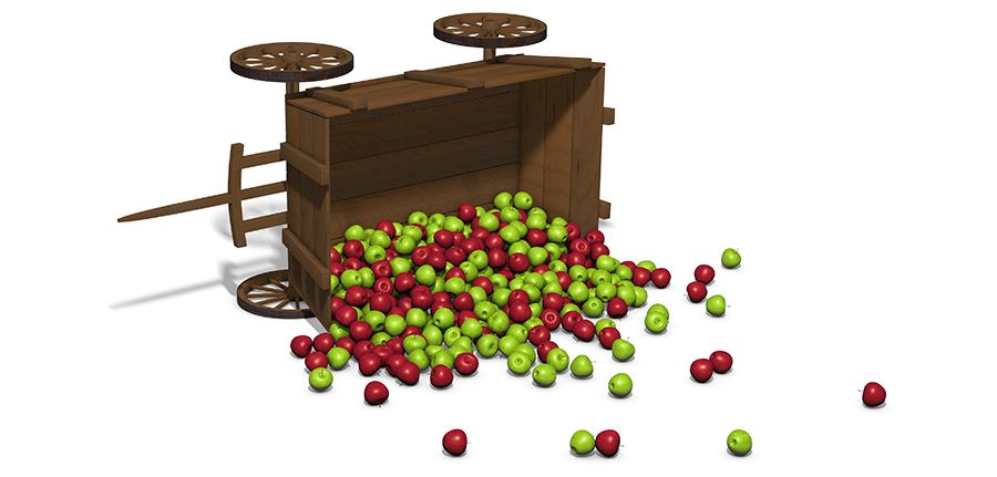 Knocked Over Apple Cart