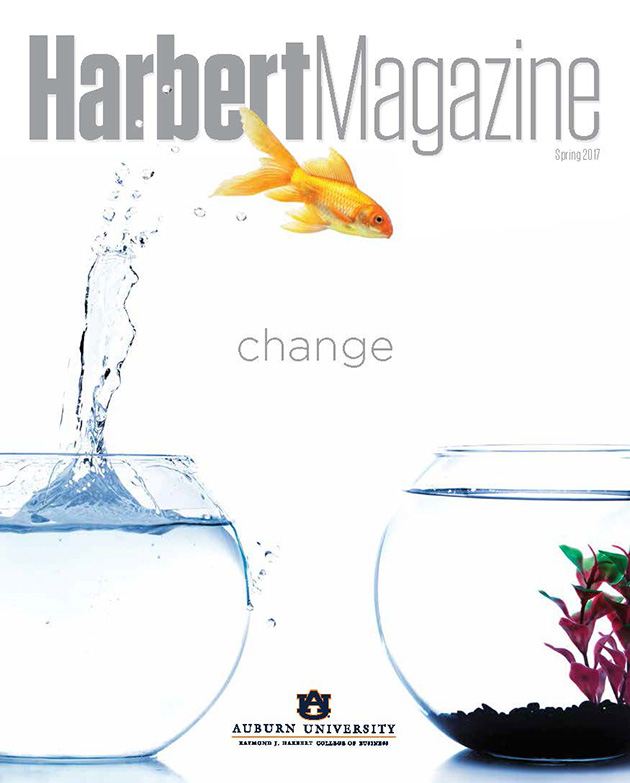 Cover of Harbert magazine Spring 17