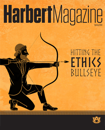 Cover of Harbert magazine Spring 18