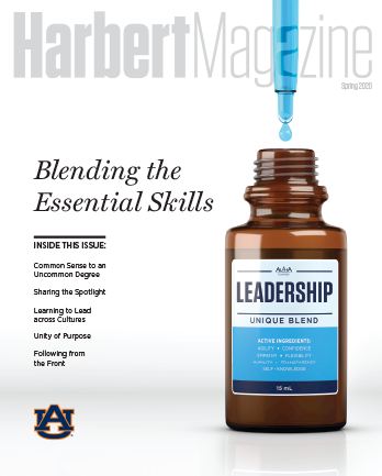 Cover of Harbert magazine Spring 20
