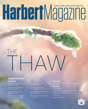 Cover of Harbert magazine Spring 21