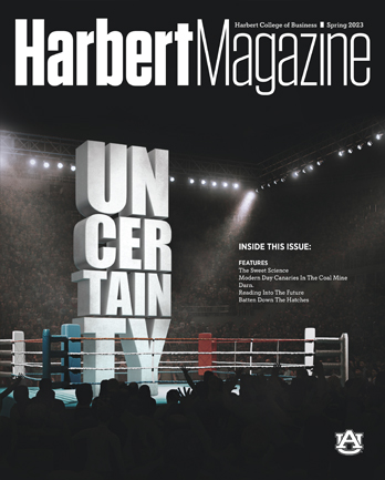 Cover of Harbert magazine Spring 23